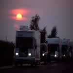 Convoy al atardecer I, 4 Kb.