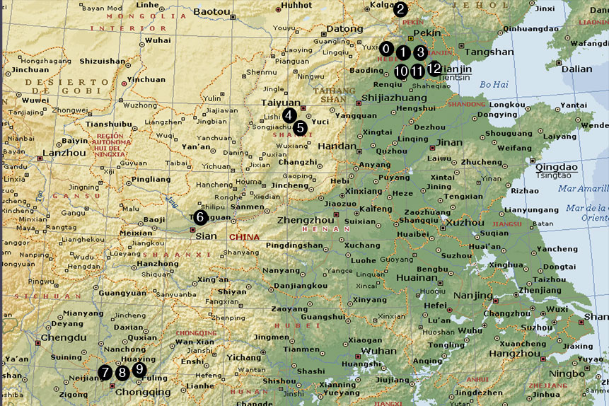 Mapa Novosibirsk