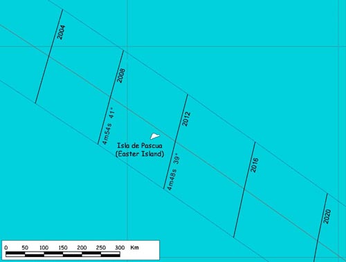 Mapa Isla de Pascua